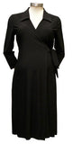 Collar Wrap Maternity Dress - tummystyle.com