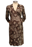 Collar Wrap Maternity Dress - tummystyle.com