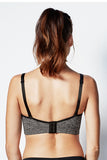 Bravado Body Silk Seamless Yoga Nursing Bra - Heather Charcoal - tummystyle.com