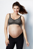 Bravado Body Silk Seamless Yoga Nursing Bra - Heather Charcoal - tummystyle.com