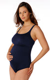 Prego Maternity Navy Empire Tank - tummystyle.com