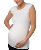 Shade Cap Sleeve Maternity Tee - tummystyle.com