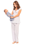 Olian Princess Blue 3 Piece Maternity/Nursing Set