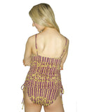 Bikini Thief Royal Purple Bamboo Montauk Tankini - tummystyle.com
