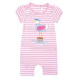 Jojo Maman Pretty Seagull Baby One Piece Romper - tummystyle.com