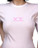xx (White) Maternity T-Shirt - tummystyle.com