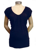 Japanese Weekend Peasant Print Maternity Top - tummystyle.com