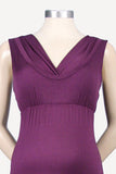 Japanese Weekend Scoop V Maternity/Nursing Dress (Black) - tummystyle.com
