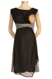 Japanese Weekend Chifon Maternity/Nursing Dress - tummystyle.com