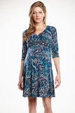 Maternal America Knit Cheetah Dress - tummystyle.com