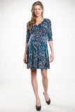 Maternal America Knit Cheetah Dress - tummystyle.com