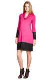 Maternal America Cowl Neck Sequin Maternity Dress - tummystyle.com