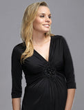 Maternal America Beaded Diamond Maternity Dress - tummystyle.com