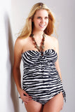 Maternal America Beaded Zebra Tankini - tummystyle.com