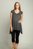 UrbanMA Maternity V-Neck Tunic - tummystyle.com