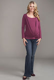 Maternal America Criss Cross Maternity/Nursing Top - tummystyle.com