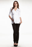 Maternal America Front Tie Blouse - tummystyle.com