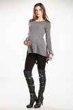 Maternal America Fish Tail Maternity Sweater - tummystyle.com