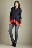 Maternal America Layered Maternity Sweater - tummystyle.com