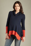 Maternal America Layered Maternity Sweater - tummystyle.com