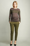 Maternal America Blush Panel Maternity Top - tummystyle.com