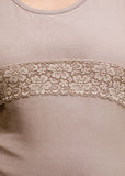 Lace Detail Tank Top - tummystyle.com