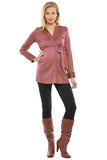 Olian V-Neck Maternity Blouse - tummystyle.com
