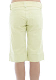 Olian Maternity Ivory Bermuda Pants - tummystyle.com