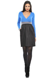 Olian Blueberry Maternity Dress - tummystyle.com