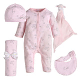 Sweet Sleeping Bunny 5 piece Gift Bundle - tummystyle.com