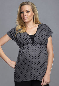 Maternal America Mock Cami Maternity/Nursing Top - tummystyle.com