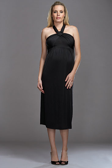Maternal America Halter Dress - tummystyle.com