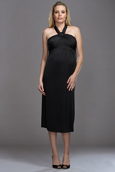 Maternal America Halter Dress TummyStyle Maternity & Baby Maternal America Halter Dress TummyStyle Maternity & Baby