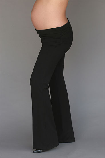 Super Soft Ruched Foldover Pants - tummystyle.com