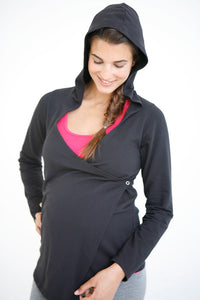 BelaBumBum Maternity Hoodie Wrap - tummystyle.com