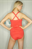 Bikini Thief Red St. Barts Tankini - tummystyle.com