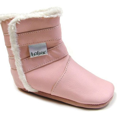 Bobux Pull Apart Pale Pink Baby Boot - tummystyle.com