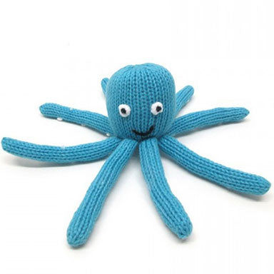 Estella Organic Octopus Baby Rattle - tummystyle.com