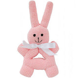 Estella Organic Pink Bunny Rattle - tummystyle.com