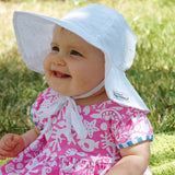 Flap Happy Khaki Baby Flap Hat - tummystyle.com