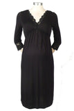 Japanese Weekend Lace Trim Gown - tummystyle.com