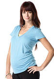 V - Neck Maternity/Nursing Top - tummystyle.com