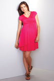Maternal America Faux Wrap Nursing Dress - tummystyle.com