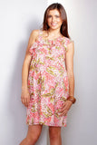 Maternal America Asymetric Ruffle Dress - tummystyle.com