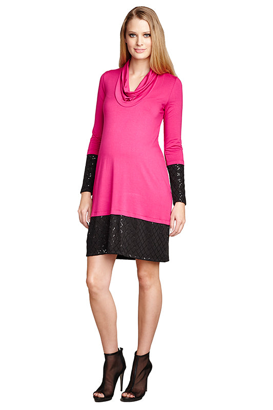 Maternal America Cowl Neck Sequin Maternity Dress – TummyStyle Maternity & Baby Maternal America Cowl Neck Sequin Maternity Dress – TummyStyle Maternity & Baby