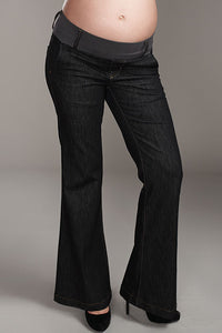 Maternal America Megan Black Maternity Jeans - tummystyle.com