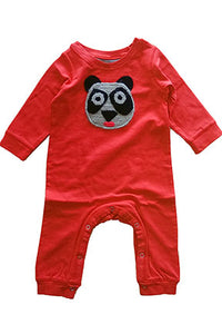 Mimi & Maggie Red Panda Baby Romper - tummystyle.com