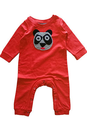 Mimi & Maggie Red Panda Baby Romper - tummystyle.com