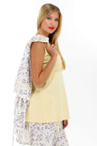 Olian Maternity Yellow Flowers Nursing Pajama Set - tummystyle.com