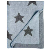 In the Sky Star Struck Knitted Blanket - tummystyle.com